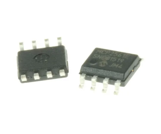 63-5113-35　Microchip, CAN Transceiver 1Mbps 1-Channel IEC 61000-4-2, 8-Pin SOIC　MCP2561-E/SN
