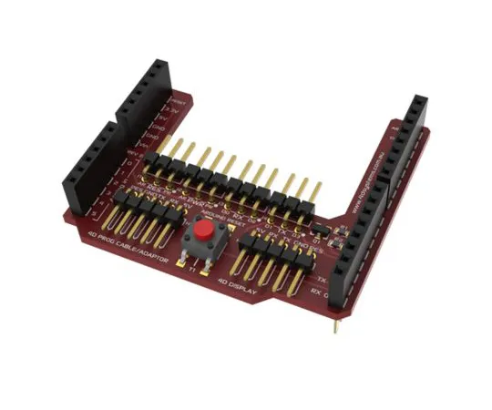 63-5142-22　4D Systems LCD Display Adapter Board for Arduino - 4D-Arduino-Adaptor-Shield-II　4D-Arduino-Adaptor-Shield-II