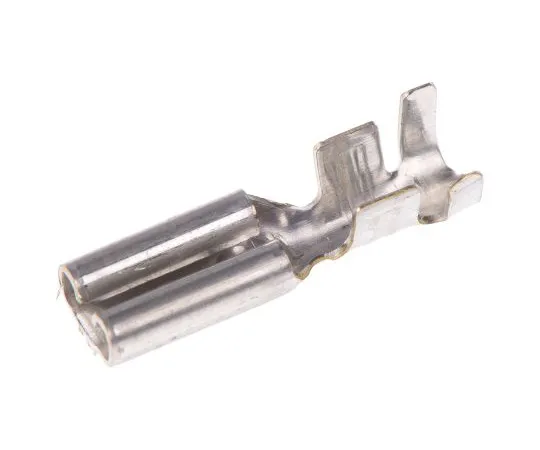 63-5013-98　TE Connectivity FASTON .110 Series Crimp Receptacle, 2.79 x 0.5mm, 0.5mm² to 1.5mm², 20AWG to 15AWG, Tin Plated　180437-2