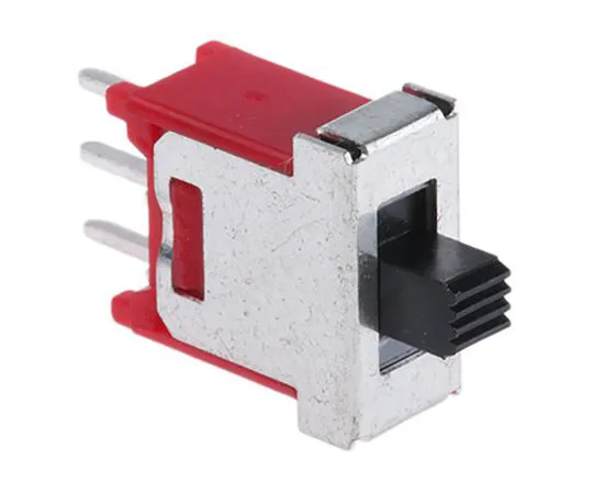 63-5036-26　PCB Slide Switch Single Pole Double Throw (SPDT) On-Off-On 3 A @ 120 V ac Top　734-7268