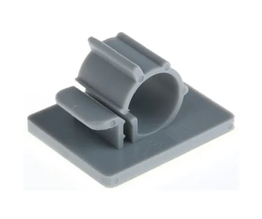 63-5130-21　RS PRO Cable Clip Grey Self Adhesive Nylon Cable Clamp, 10mm Max. Bundle　817-8978