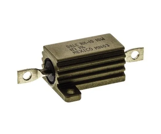 63-4957-38　Vishay RH010 Series Aluminium Ho***d Axial Wire Wound Panel Mount Resistor, 1Ω ±1% 12.5W　RH0101R000FE02