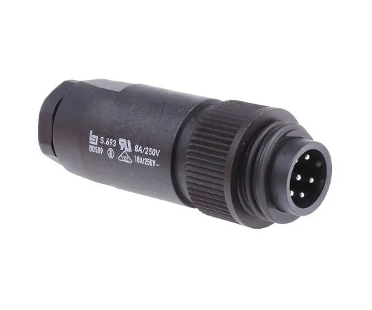 63-5035-09　Binder 693 Series Cable Mount Connector, 7 contacts Plug　99-4217-14-07