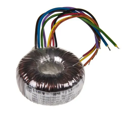63-4937-49　2 Output Toroidal Transformer, 30VA, 2 x 12V ac　671-9078