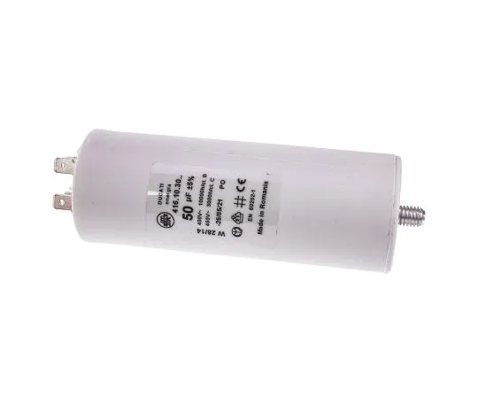 63-5069-87　Ducati Energia 50μF Polypropylene Capacitor PP 450V ac ±5% Tolerance Stud Mount 4.16.10 Series　4.16.10.30.64