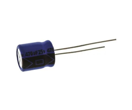 63-4958-49　Vishay 470μF 25V dc Aluminium Electrolytic Capacitor, Through Hole 10 (Dia.) x 12mm +85°C 10mm 5mm　MAL203856471E3