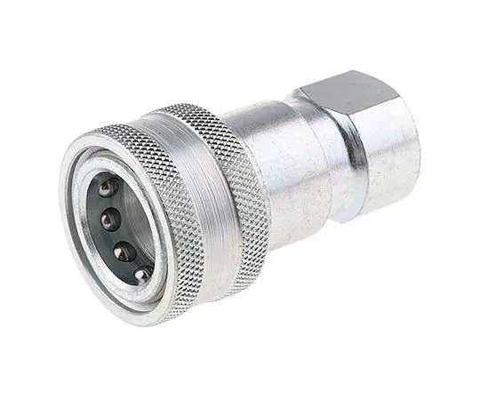 63-6548-55　Parker Steel Female Hydraulic Quick Connect Coupling H6-62-BSPP 3/4 in　H6-62-BSPP
