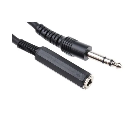 63-5047-73　RS PRO 5m 6.35 mm Male Jack Plug to 6.35 mm Female Jack Socket Audio Cable Assembly　742-4576