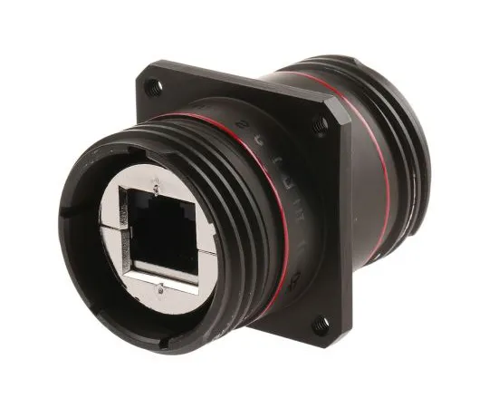 63-4973-51　Amphenol Female to Female Panel Mount RJ45 Connector　RJFTVB2GISONI