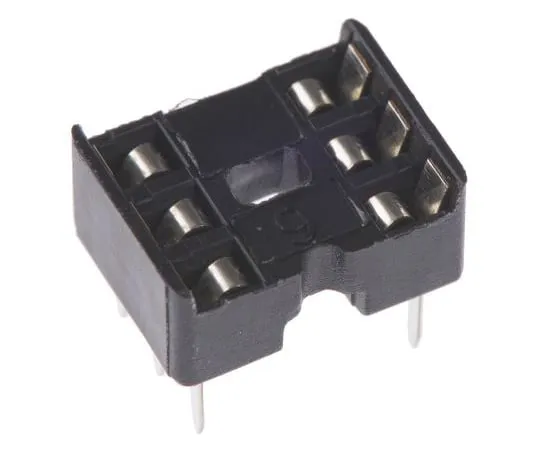 63-4940-31　ASSMANN WSW 2.54mm Pitch Vertical 6 Way, Through Hole Stamped Pin Open Frame IC Dip Socket, 1A　A 06-LC-TT