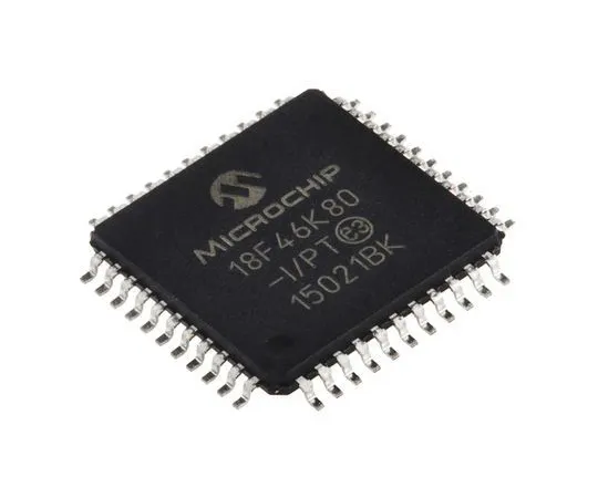 63-5009-31　Microchip, 8bit PIC Microcontroller, 64MHz, 64 kB Flash, 44-Pin TQFP　PIC18F46K80-I/PT