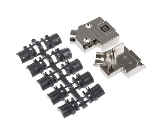 63-4970-74　Harting D-sub Series Metal Right Angle D-sub Connector Backshell, 9 Way　9670090333