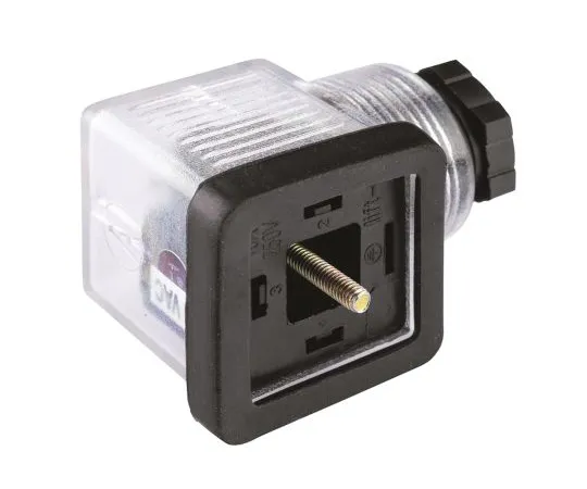 63-5125-34　RS PRO 3P+E DIN 43650 A, Female Solenoid Valve Connector, 110 V dc Voltage　811-8320