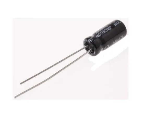 63-4998-67　RS PRO 1μF 100V dc Aluminium Electrolytic Capacitor, Through Hole 5 (Dia.) x 11mm +105°C 5mm 2mm 11mm　711-1671