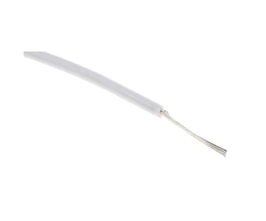 63-5157-22　RS PRO White Hook Up Wire UL1007, 0.08 mm², 300 V 28 AWG, 100m　874-0371