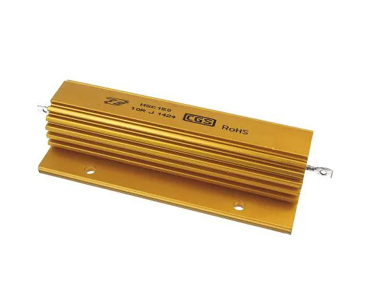 63-5020-63　TE Connectivity HSC150 Series Aluminium Ho***d Solder Lug Wire Wound Panel Mount Resistor, 10Ω ±5% 150W　HSC15010RJ
