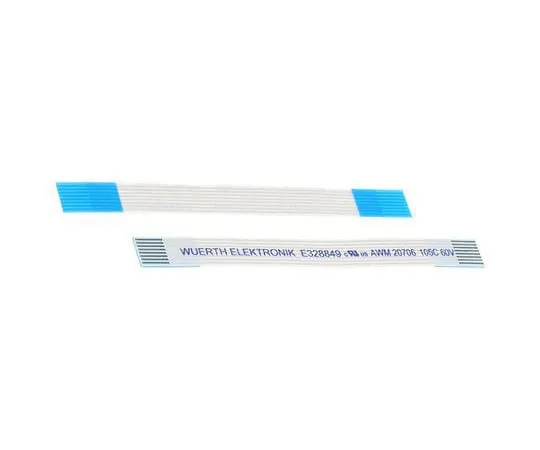 63-5077-50　Wurth Elektronik 6876 FFC Jumper Cable, 0.5mm Pitch, 8 Way, 50mm Cable Length, 500 mA, 60 V ac　687608050002