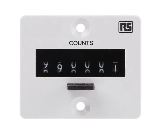 63-5165-79　RS Pro 6 Digit, Digital Counter, 10Hz, 230 V ac　896-7011