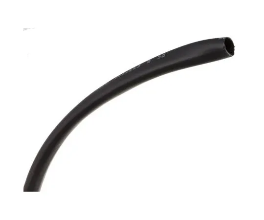 63-4979-50　RS Pro Black No Heat Shrink Tubing 6.4mm Sleeve Dia. x 8m Length 2:1 Ratio　700-4646