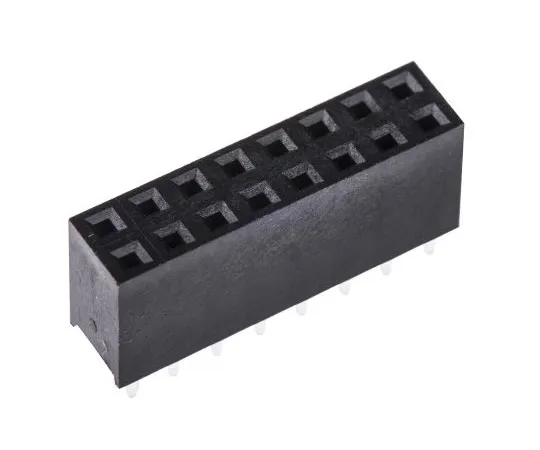 63-4950-97　HARWIN 2.54mm Pitch 16 Way 2 Row Straight PCB Socket, Through Hole, Solder Termination　M20-7830846