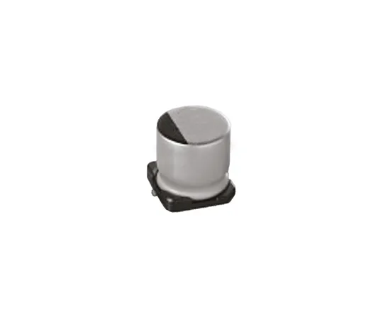 63-5041-86　Nichicon 100μF 16V dc Aluminium Electrolytic Capacitor, Surface Mount 6.3 (Dia.) x 7.7mm +105°C 6.3mm 2.2mm　UUX1C101MCL6GS