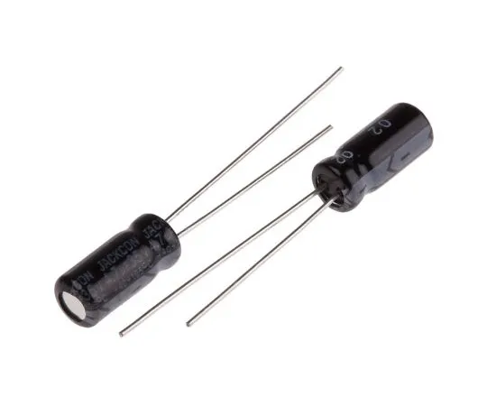 63-4998-19　RS PRO 4.7μF 35V dc Aluminium Electrolytic Capacitor, Through Hole 5 (Dia.) x 11mm +105°C 5mm 2mm 11mm　711-1223