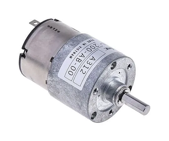63-5180-88　Copal Electronics, 24 V dc, 588 mNm DC Geared Motor, Output Speed 22 rpm　HG37-200-AB-00