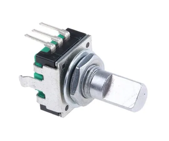 63-5095-77　Bourns 24 Pulse Incremental Mechanical Rotary Encoder with a 6 mm Flat Shaft, Through Hole　PEC11R-4215F-N0024