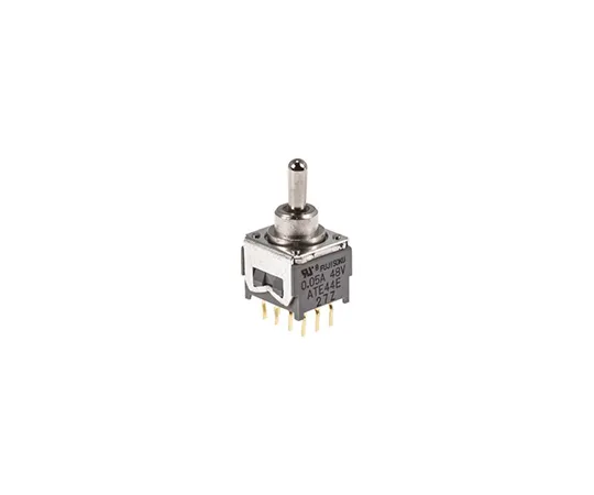 63-5075-39　Toggle Switch 4 Pole Double Throw (4PDT) On-Off-On　ATE44E-2M3-Z