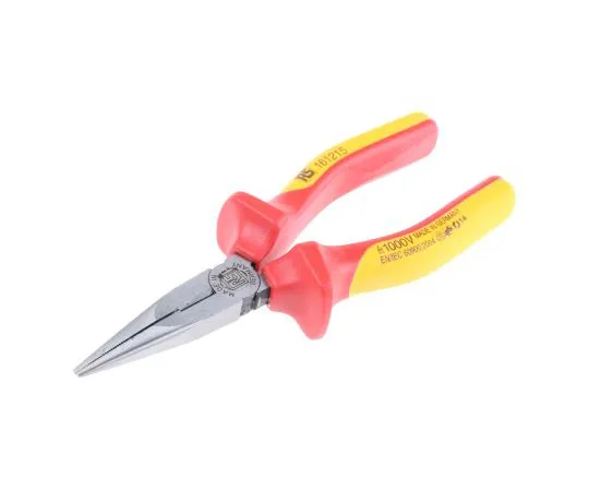 63-6565-16　RS PRO VDE Insulated Steel Pliers Long Nose Pliers, 160 mm Overall Length　161-215