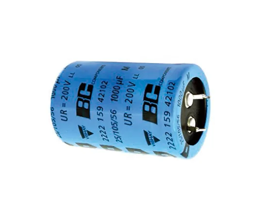 63-5052-13　Vishay 150μF 400V dc Aluminium Electrolytic Capacitor, Through Hole 22 (Dia.) x 40mm +105°C 22mm 10mm　MAL215936151E3