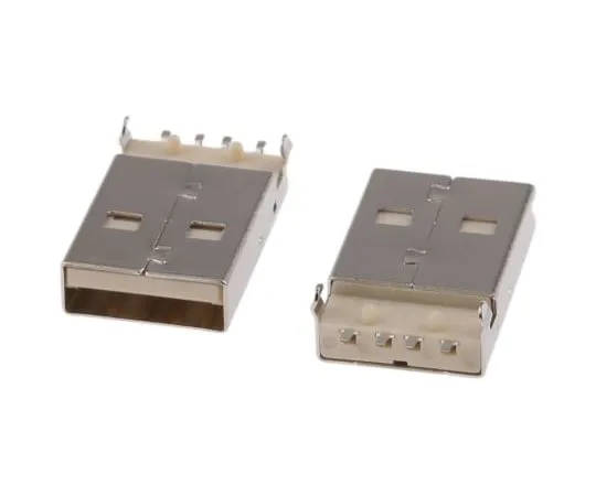 63-4939-80　ASSMANN WSW Right Angle SMT Type A USB Connector, Plug　A-USB A-LP-SMT-C