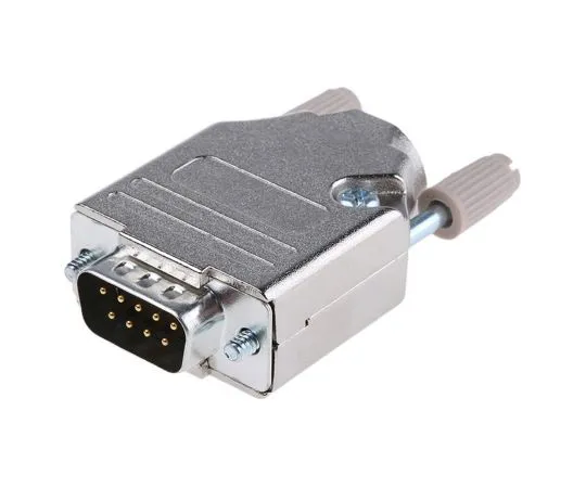 63-5080-68　9 Way D-Sub Plug Connector Kit With Assembly, Contact Insert, D-sub Plug Connector, Full Metal Jack Screws, Hood, UNC　MHDTZK9-DM9P-K
