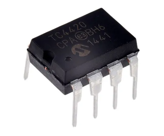 63-4949-79　Microchip TC4420CPA Low Side MOSFET Power Driver, 6A 8-Pin, PDIP　TC4420CPA