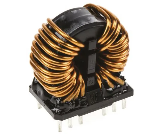 63-5129-77　Wurth 2 x 12 mH -30 → +50% Nano Crystalline Common Mode Choke, Max SRF:1 kHz → 300 MHz, 10A Idc, 2 x 15mΩ　7448051012