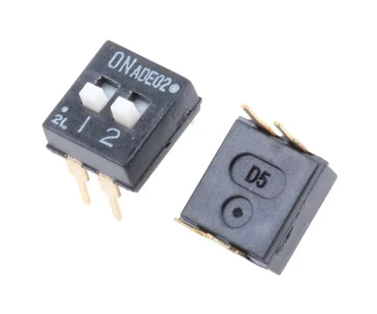 63-5065-56　2 Way Through Hole DIP Switch SPST, Ext***ed Slide Actuator　ADE02A04