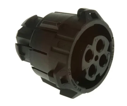 63-5055-65　ITT Cannon APD Series, 4 Pole Din Plug Plug, DIN 72585, 48 V dc IP67, IP69K　121583-0000
