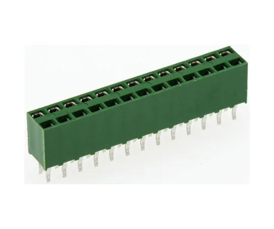 63-4949-96　TE Connectivity AMPMODU HV100 Series 2.54mm Pitch 26 Way 2 Row Straight PCB Socket, Through Hole, Solder Termination　1-215307-3