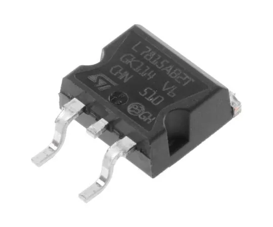 63-4961-87　STMicroelectronics, 15 V Linear Voltage Regulator, 1A, 1-Channel, 2% 3-Pin, D2PAK L7815ABD2T-TR　L7815ABD2T-TR
