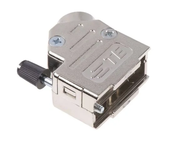 63-5079-93　TE Connectivity ADK Series ABS 45 ° D-sub Connector Backshell, 9 Way, Strain Relief　2198618-9