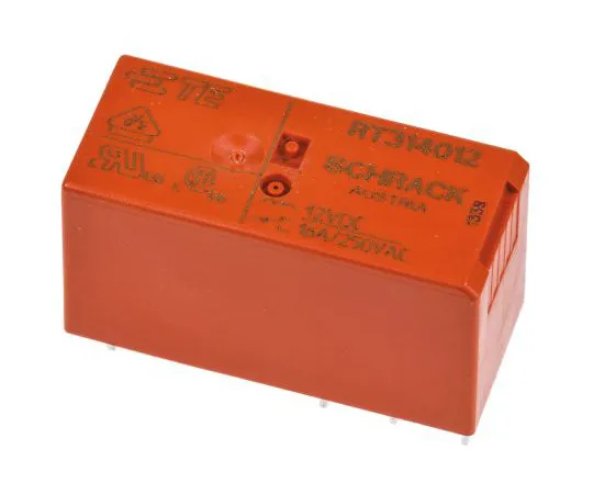 63-4947-48　TE ConnectivityRT1 SPDT Non-Latching Relay PCB Mount, 12V dc Coil, 16A　RT314012 9-1393239-5