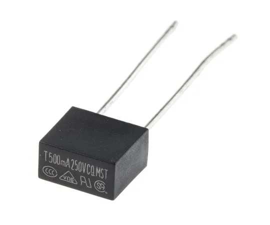 63-5081-88　RS PRO 500mA Radial T Non-Resettable Wire Ended F***, 250V　767-5033
