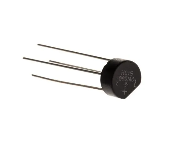 63-4992-51　Vishay 2W06G-E4/51, Bridge Rectifier, 2A 600V, 4-Pin WOG　2W06G-E4/51