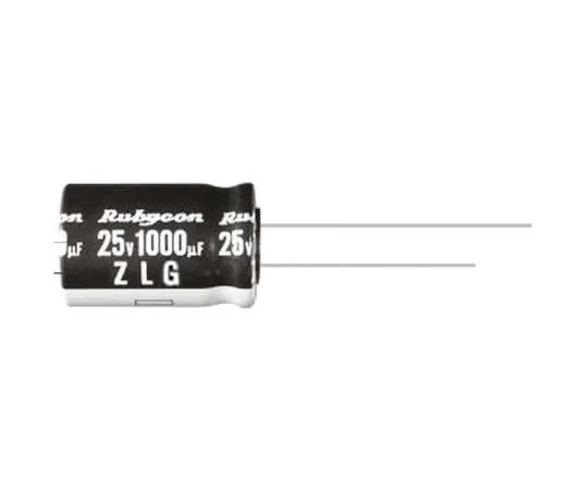 63-4984-62　Rubycon 1500μF 10V dc Aluminium Electrolytic Capacitor, Through Hole 10 (Dia.) x 23mm +105°C 10mm 5mm　10ZL1500MEFC10X23