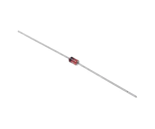63-5118-76　ON Semiconductor, 15V Zener Diode 5% 1 W Through Hole 2-Pin DO-41　1N4744ATR
