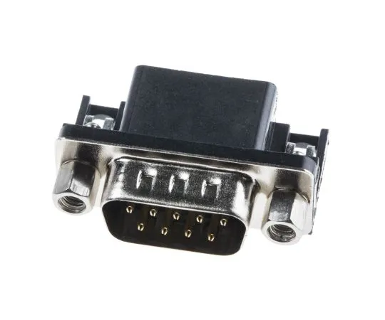 63-5125-10　RS Pro 9 Way Right Angle PCB D-sub Connector Plug, 2.77mm Pitch, with 4-40 UNC Screwlocks　811-7115