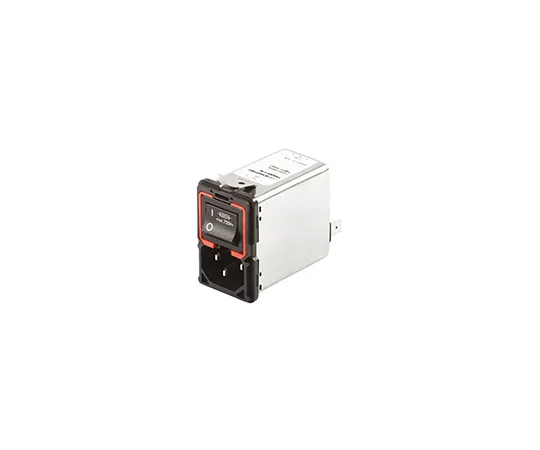 63-5084-85　Male C14 IEC Filter Panel Mount 5 x 20mm,Solder, Spade,Rated At 6A,250 V ac Operating Frequency 50 → 400Hz　FN9289-6-06