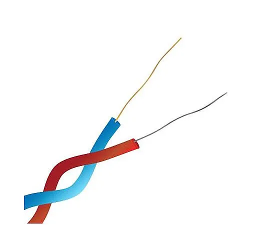63-5127-75　Thermocouple & Extension Wire Type T, -75 → +260 °C 2 Core PFA Teflon Sheath 100m　814-0092