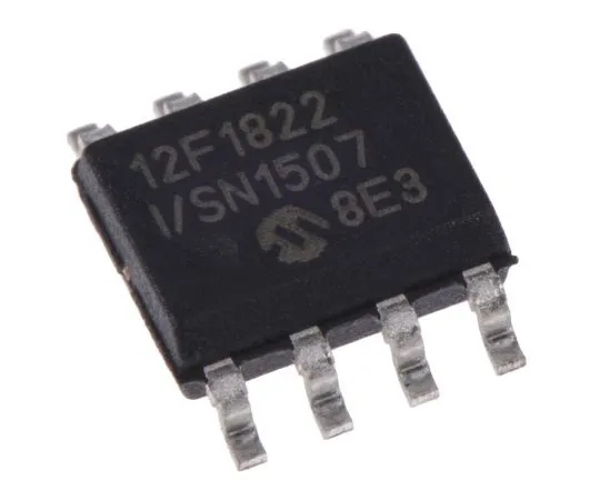 63-4985-42　Microchip PIC12F1822-I/SN, 8bit PIC Microcontroller, 32MHz, 256 B, 2K x 14 words Flash, 8-Pin SOIC　PIC12F1822-I/SN