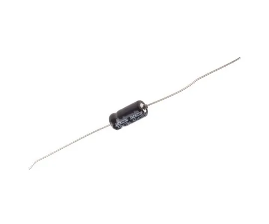 63-4990-02　RS PRO 47μF 16V dc Aluminium Electrolytic Capacitor, Through Hole 6 (Dia.) x 13mm +105°C 6mm 13mm　707-6509